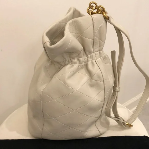 Saint Laurent Le Maillon Quilted Leather Bucket Bag - Picture 3 of 10